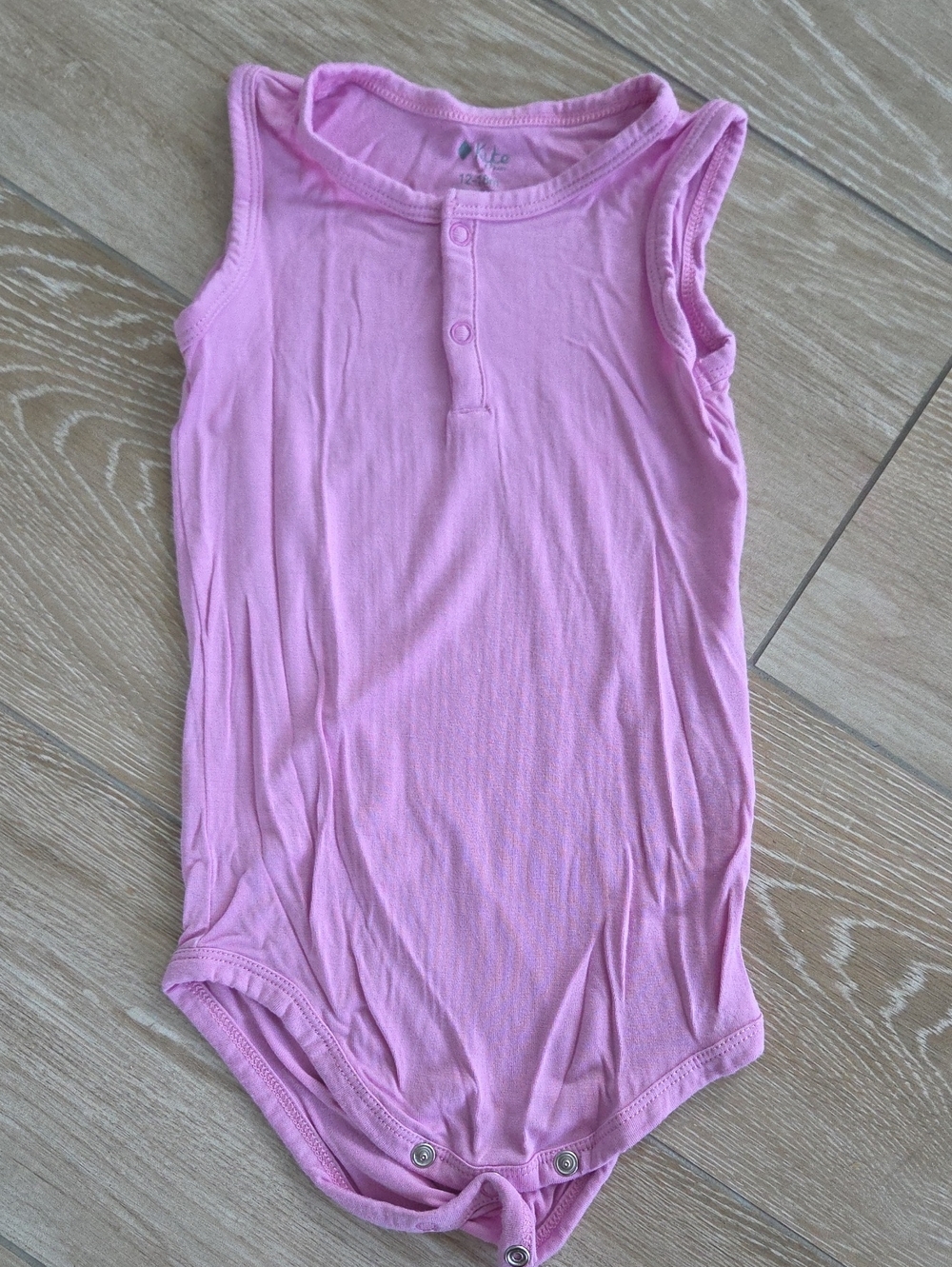 Kyte BABY Pink Sleeveless Bodysuit Tank